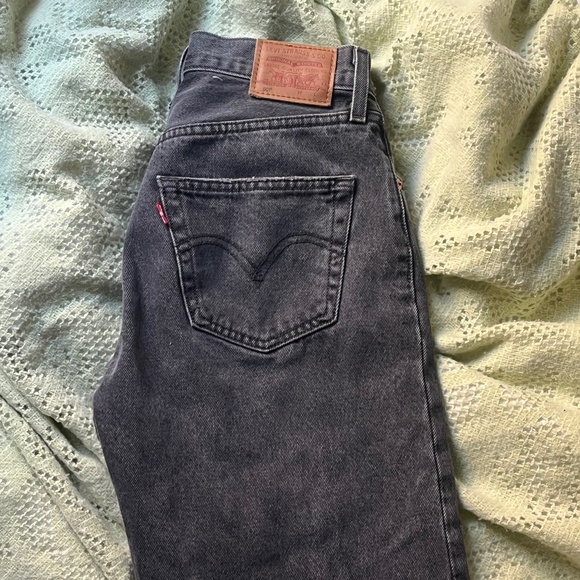 Levi's Denim - Levis grey 501 w25 2 4 boyfriend mom jeans vintage